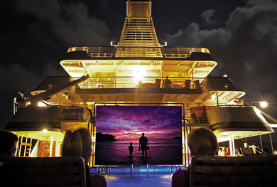 星空華蓋下的私人劇院